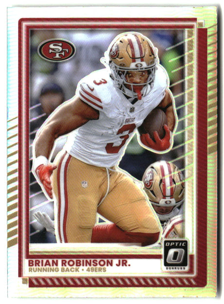 Brian Robinson Jr. 2025 Donruss Optic Holo #25