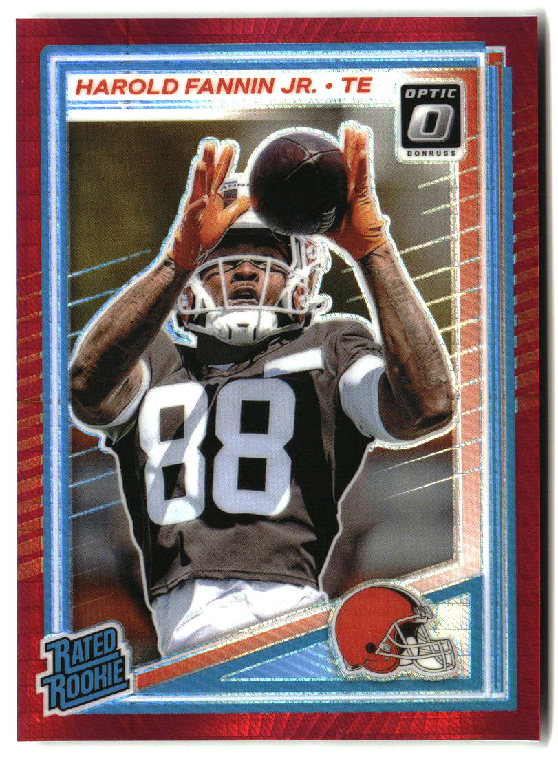 Harold Fannin Jr. 2025 Donruss Optic Red Hyper #284