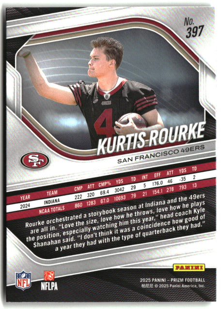 Kurtis Rourke 2025 Panini Prizm #397