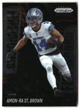 Amon-Ra St. Brown 2025 Panini Prizm Fireworks #16