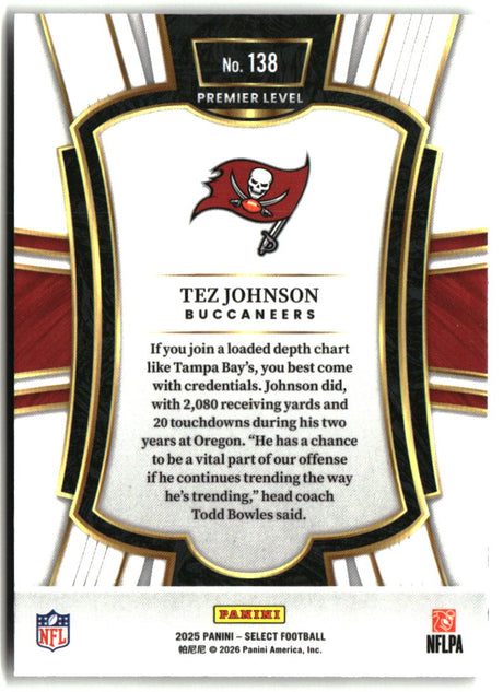 Tez Johnson 2025 Panini Select #138