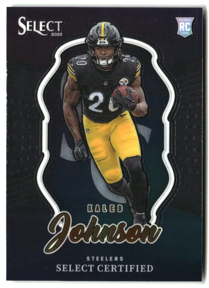 Kaleb Johnson 2025 Panini Select Select Certified Rookies #22