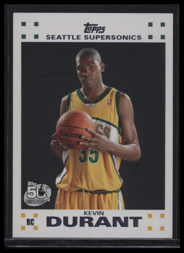 Kevin Durant 2007-08 Topps #2 Rookie Set
