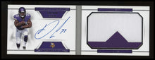 Load image into Gallery viewer, Dalvin Cook 2017 Panini National Treasures #RJB-DC Rookie Jumbo Prime Signatures Booklet #/99
