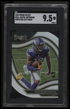 Load image into Gallery viewer, Justin Jefferson 2020 Panini Select #361 White Prizm Die Cut SGC 9.5
