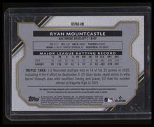 Load image into Gallery viewer, Ryan Mountcastle 2021 Topps Triple Threads #RFPAR-RM Rookie &amp; Future Phenoms Autograph Relics Onyx #/25
