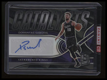 Load image into Gallery viewer, Domantas Sabonis 2021-22 Panini Spectra #CAS-DSO Catalysts Signatures #/75
