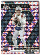 Drake Maye 2025 Panini Mosaic Mosaic Reactive Purple #258
