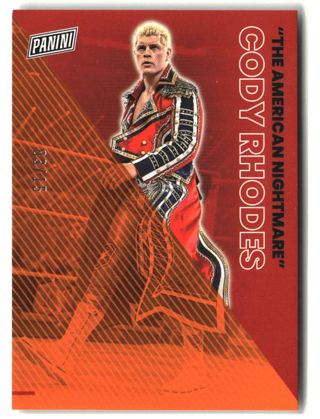 Cody Rhodes 2023 Panini Father's Day Orange #46 #/15