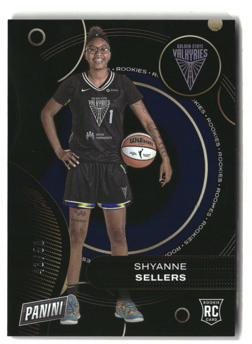 Shyanne Sellers 2025 Panini WNBA Player of the Day Rookies Blue #RC13 #/50