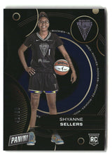 Shyanne Sellers 2025 Panini WNBA Player of the Day Rookies Blue #RC13 #/50