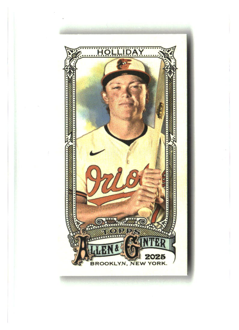 Jackson Holliday 2025 Topps Allen & Ginter Mini A & G Back #194