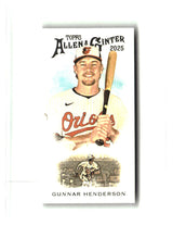 Gunnar Henderson 2025 Topps Allen & Ginter Mini 1889 N222 #N222-4