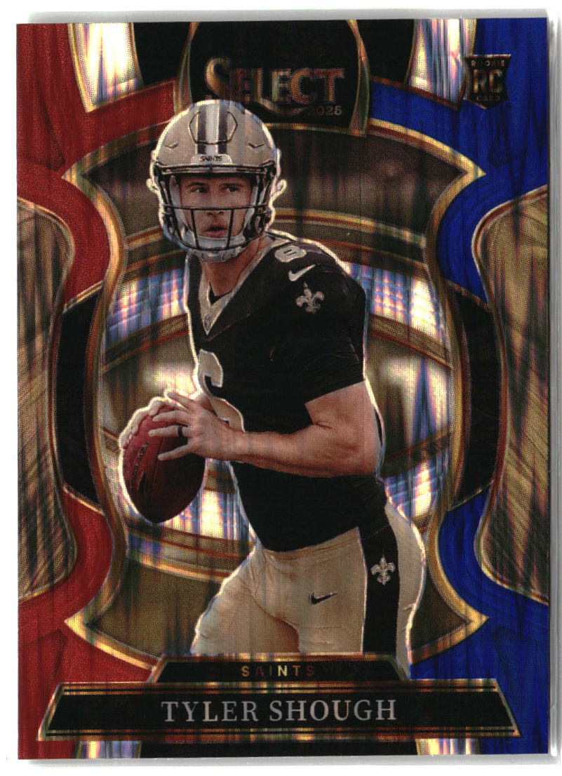 Tyler Shough 2025 Panini Select Red and Blue Prizm Shock #41