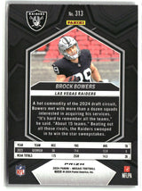 Brock Bowers 2024 Panini Mosaic Silver #313