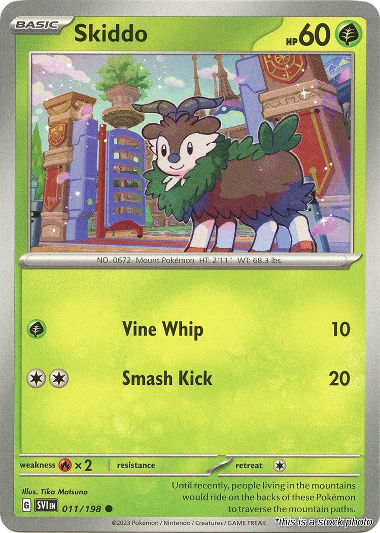 Skiddo - 011/198 - [SVI - SV01: Scarlet & Violet Base Set]