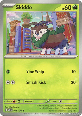 Skiddo - 011/198 - [SVI - SV01: Scarlet & Violet Base Set]