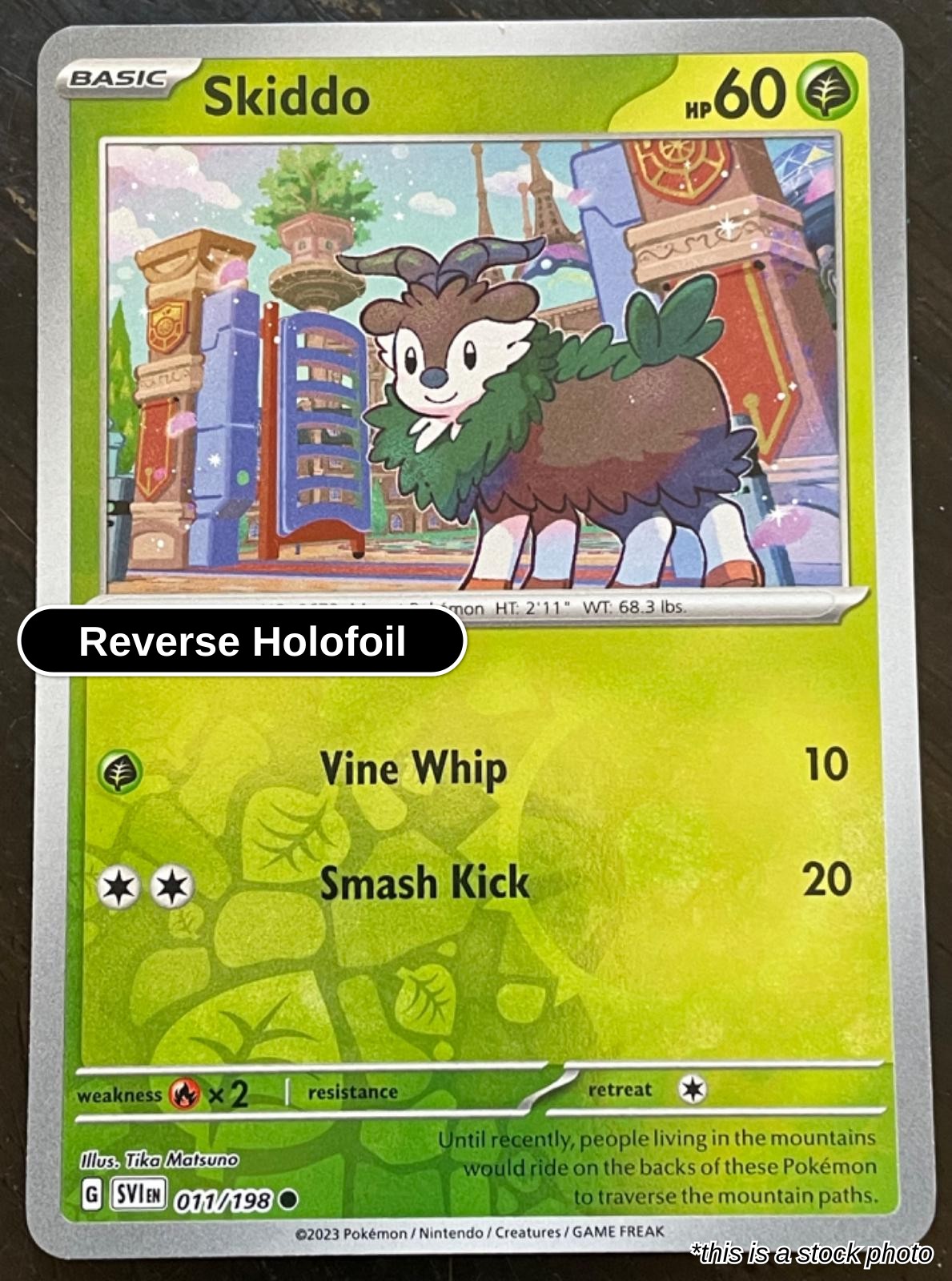 Skiddo - 011/198 - [SVI - SV01: Scarlet & Violet Base Set] - Reverse Holofoil