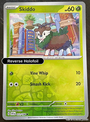 Skiddo - 011/198 - [SVI - SV01: Scarlet & Violet Base Set] - Reverse Holofoil