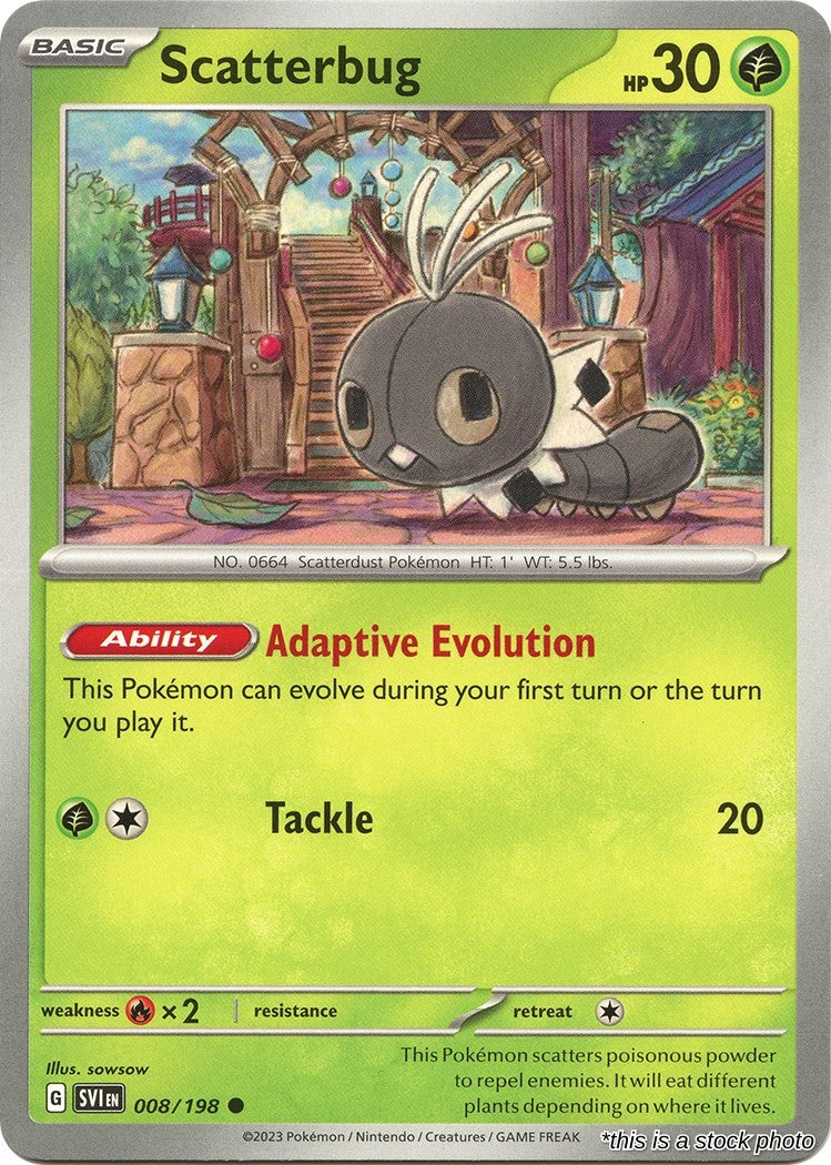 Scatterbug - 008/198 - [SVI - SV01: Scarlet & Violet Base Set]