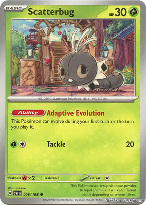 Scatterbug - 008/198 - [SVI - SV01: Scarlet & Violet Base Set]