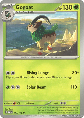 Gogoat - 012/198 - [SVI - SV01: Scarlet & Violet Base Set]