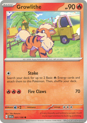 Growlithe - 031/198 - [SVI - SV01: Scarlet & Violet Base Set]