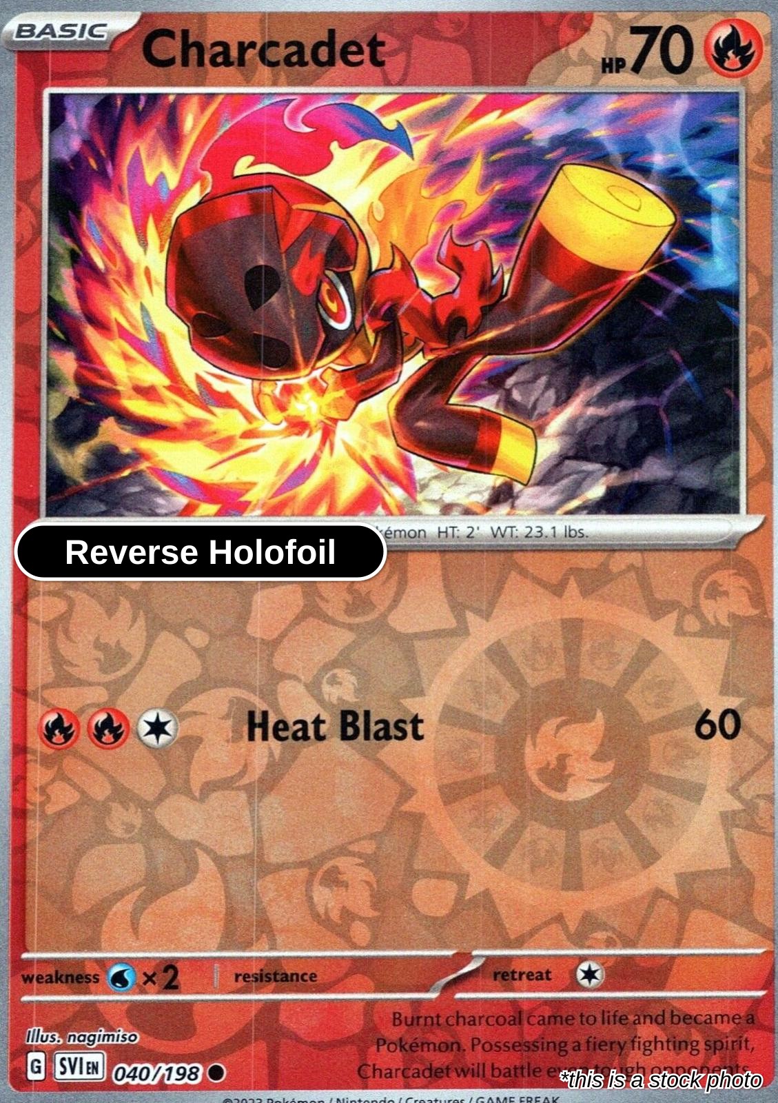 Charcadet - 040/198 - [SVI - SV01: Scarlet & Violet Base Set] - Reverse Holofoil