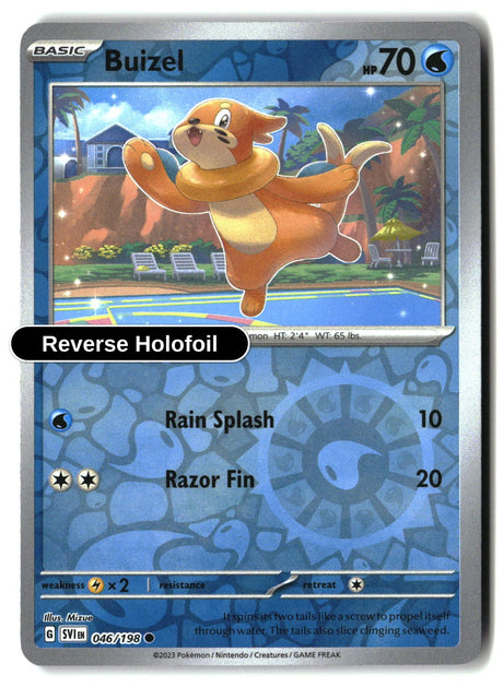 Buizel - 046/198 - [SVI - SV01: Scarlet & Violet Base Set] - Reverse Holofoil