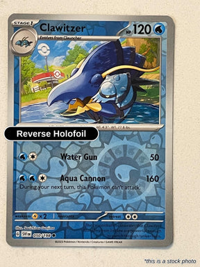 Clawitzer - 050/198 - [SVI - SV01: Scarlet & Violet Base Set] - Reverse Holofoil