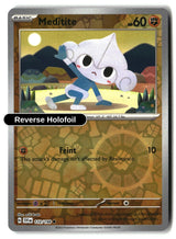 Meditite - 110/198 - [SVI - SV01: Scarlet & Violet Base Set] - Reverse Holofoil
