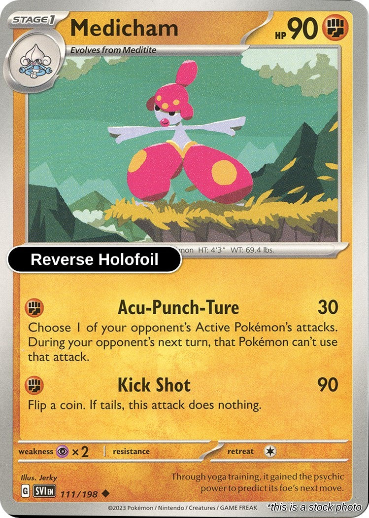 Medicham - 111/198 - [SVI - SV01: Scarlet & Violet Base Set] - Reverse Holofoil