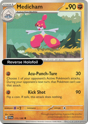 Medicham - 111/198 - [SVI - SV01: Scarlet & Violet Base Set] - Reverse Holofoil