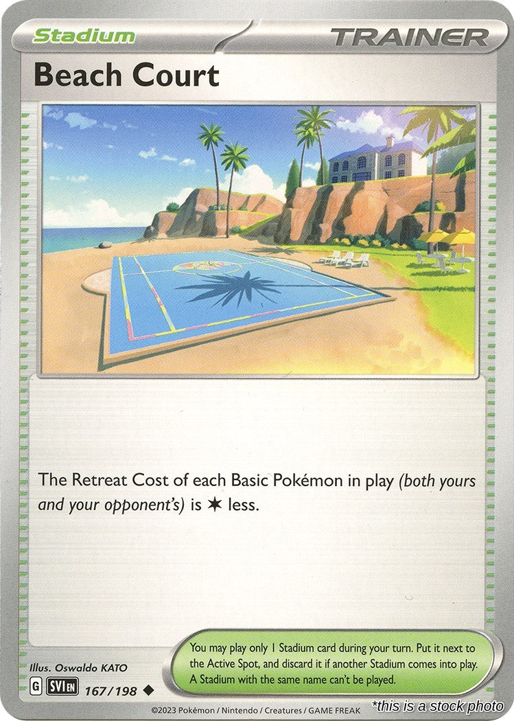 Beach Court - 167/198 - [SVI - SV01: Scarlet & Violet Base Set]
