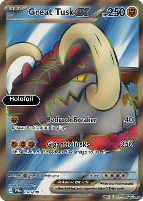 Great Tusk ex - 230/198