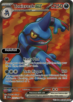 Toxicroak ex - 232/198
