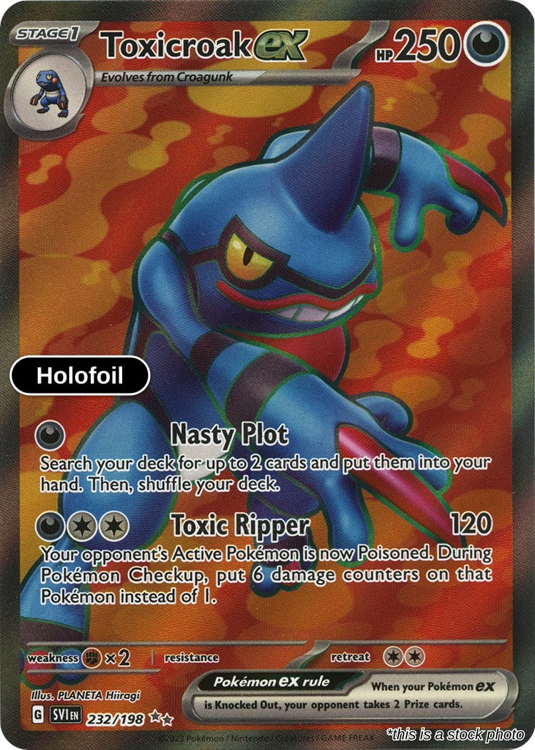 Toxicroak ex - 232/198