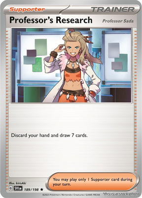 Professor's Research [Professor Sada] - 189/198 (Non-Holo)