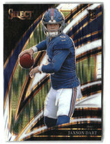 Jaxson Dart 2025 Panini Select White Prizm Shock #293 #/799