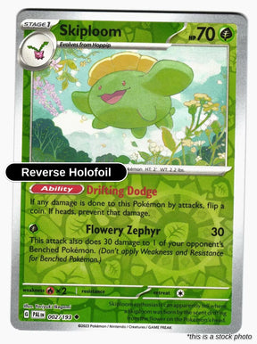 Skiploom - 002/193 - [PAL - SV02: Paldea Evolved] - Reverse Holofoil