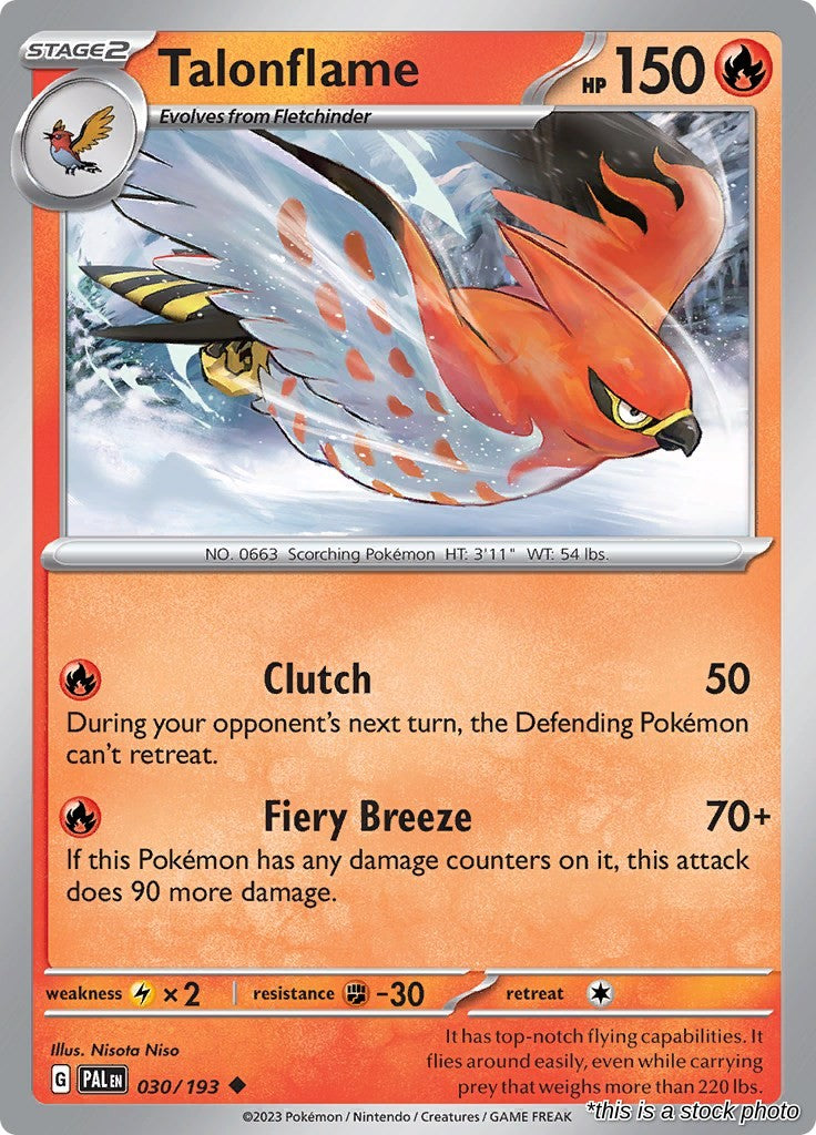 Talonflame - 030/193 - [PAL - SV02: Paldea Evolved]