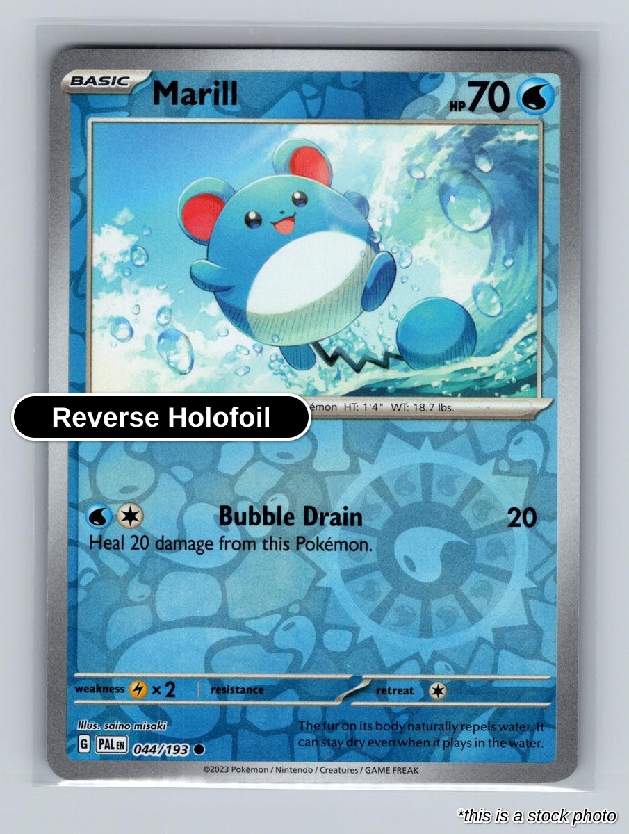 Marill - 044/193 - [PAL - SV02: Paldea Evolved] - Reverse Holofoil