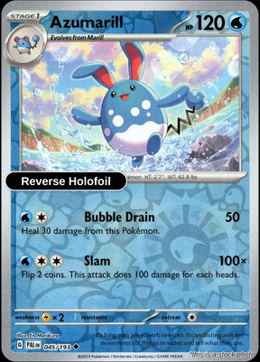 Azumarill - 045/193 - [PAL - SV02: Paldea Evolved] - Reverse Holofoil