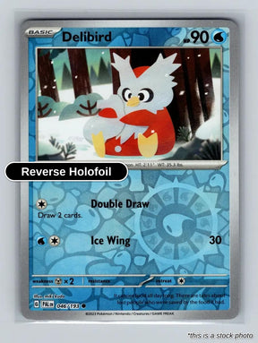 Delibird - 046/193 - [PAL - SV02: Paldea Evolved] - Reverse Holofoil