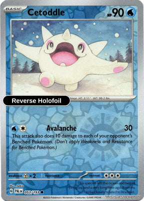 Cetoddle - 053/193 - [PAL - SV02: Paldea Evolved] - Reverse Holofoil