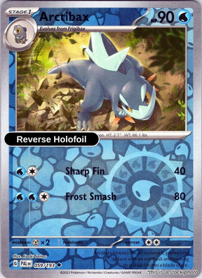 Arctibax - 059/193 - [PAL - SV02: Paldea Evolved] - Reverse Holofoil