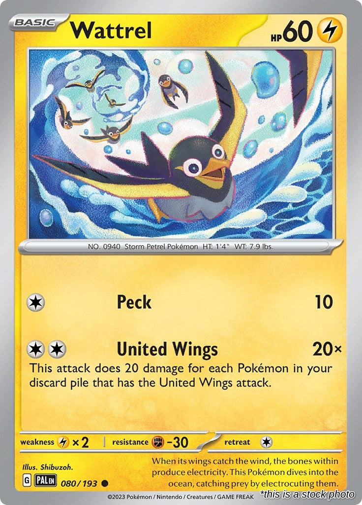 Wattrel - 080/193 - [PAL - SV02: Paldea Evolved]