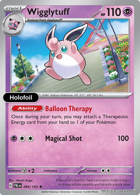 Wigglytuff - 084/193 - [PAL - SV02: Paldea Evolved] - Holofoil