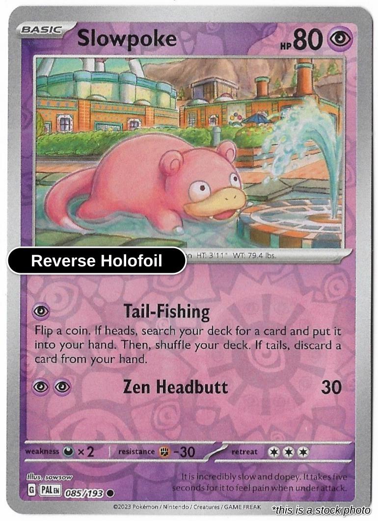 Slowpoke - 085/193 - [PAL - SV02: Paldea Evolved] - Reverse Holofoil
