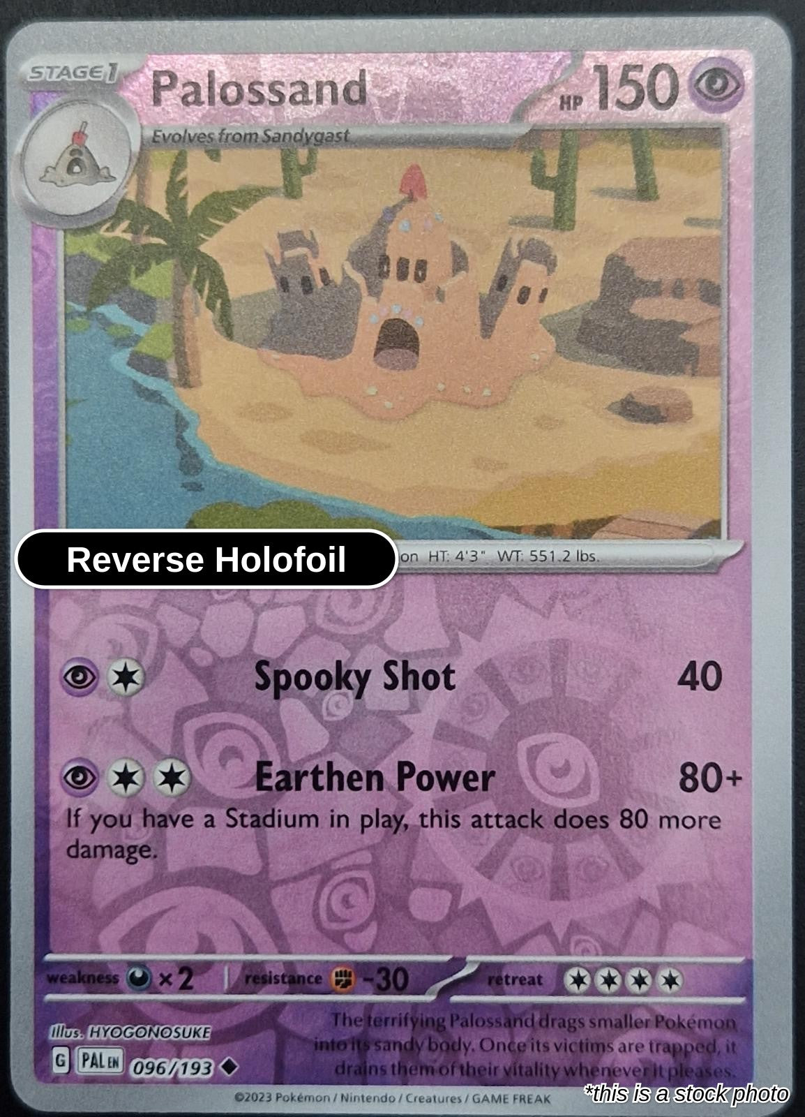 Palossand - 096/193 - [PAL - SV02: Paldea Evolved] - Reverse Holofoil